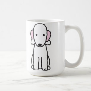 Caneca De Café Desenhos animados do cão de Bedlington Terrier