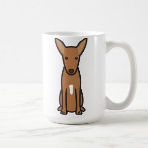 Caneca De Café Desenhos animados do cão de cão do faraó