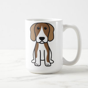 Caneca De Café Desenhos animados do cão do lebreiro