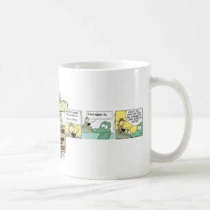 Caneca De Café Desenhos animados do crocodilo do pântano