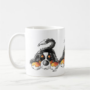 Caneca De Café Desenhos animados engraçados do cão de montanha 