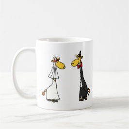 Caneca De Café Desenhos animados engraçados do casamento dos