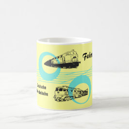 Caneca De Café Desenhos de ferrovia de império DDR