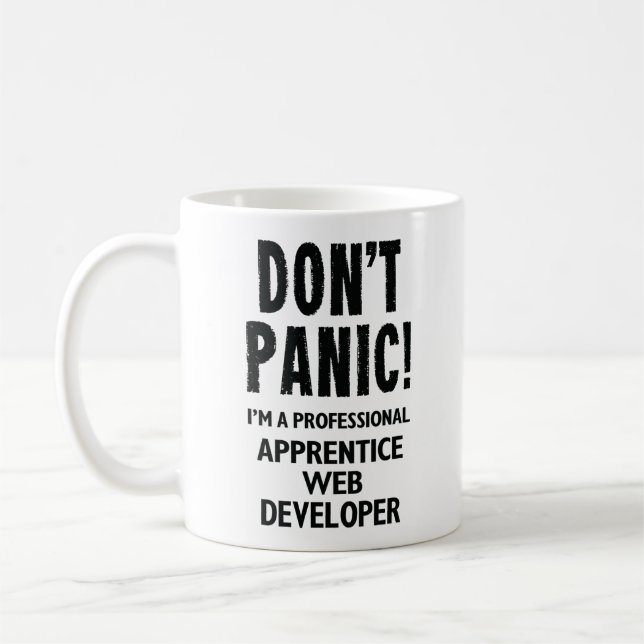 Caneca De Café Desenvolvedor da Web da Apprentice (Esquerda)