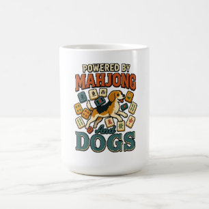 Caneca De Café Desenvolvido por Mahjong & Beagles: Pixel Art Dog 