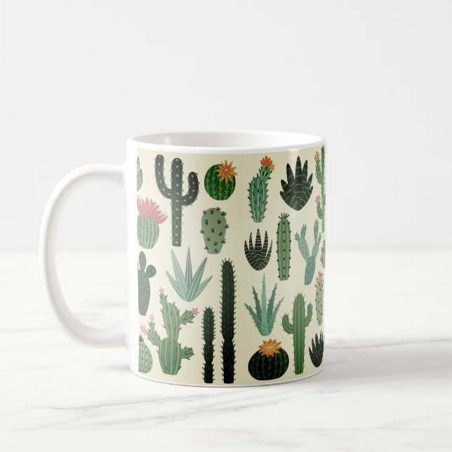 Caneca De Café Desert Cactus Bonito (Esquerda)