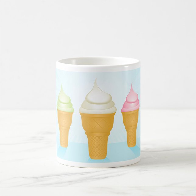 Caneca De Café Deserto De Verão De Sorvete De Sorvete Molhado (Criador carregado)
