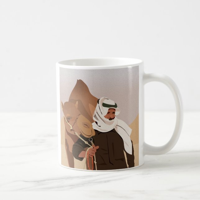 Caneca De Café Deserto Pacífico - Homem Camelo (Direita)