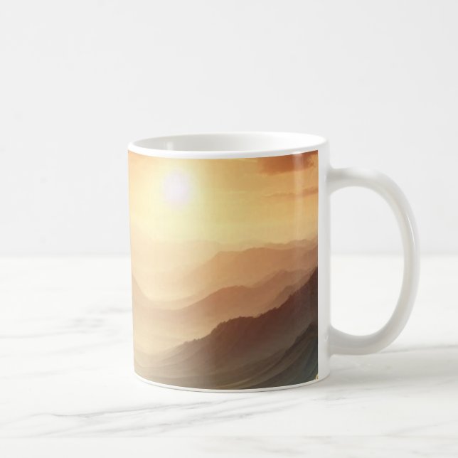 Caneca De Café Deserto Tranquilo (Direita)