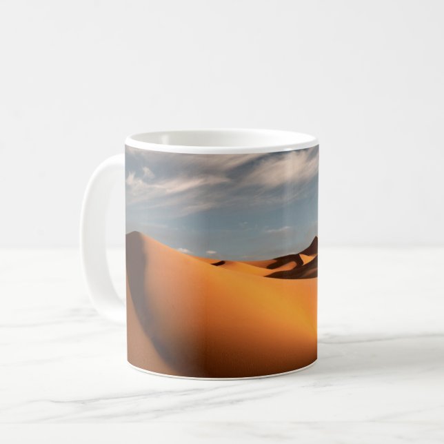 Caneca De Café Deserts | Erg Chebbi Dunes Morocco (Frente Esquerda)