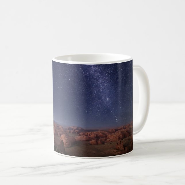 Caneca De Café Deserts | Kayenta  Monument Valley Arizona (Frente Esquerda)