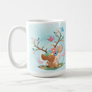 Caneca De Café Desfiladeiro, Aves, Borboletas
