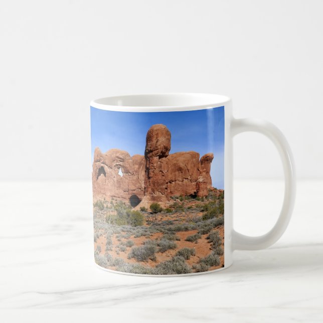 Caneca De Café Desfile de Elefantes no Parque Nacional Arches (Direita)