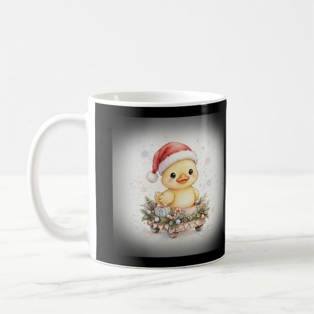 Caneca De Café Desfile de Natal Patinho (Esquerda)