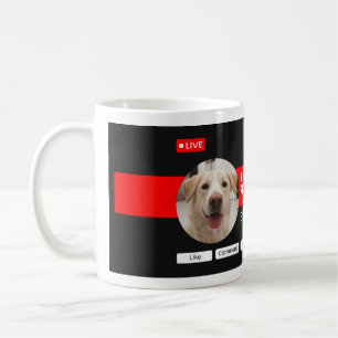 Caneca De Café Desfrute a vida com os pets que você ama, agora na