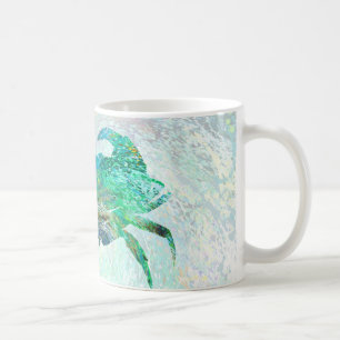 Caneca De Café Design 41 caranguejo-turquesa