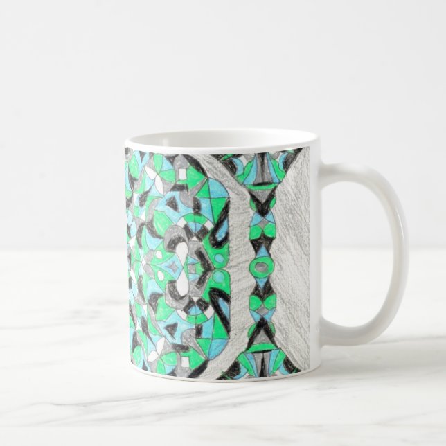 Caneca De Café Design 7 do tapete (Direita)