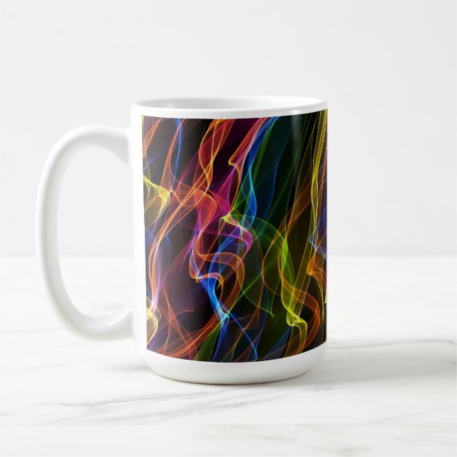 Caneca De Café Design abstrato (Esquerda)