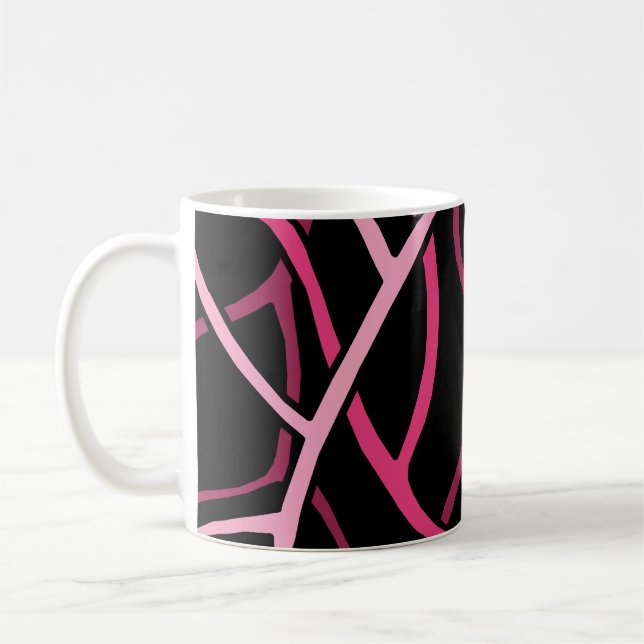 Caneca De Café Design abstrato 2 (Esquerda)