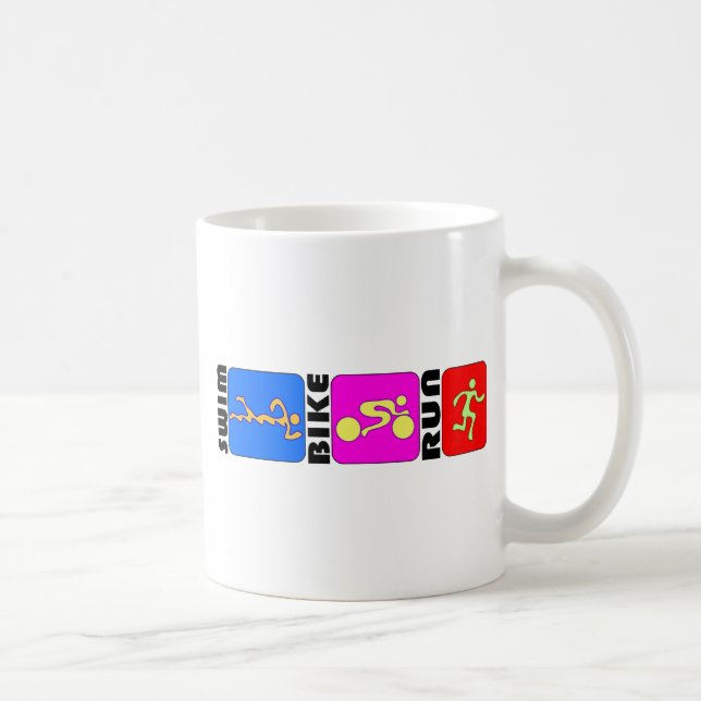 Caneca De Café Design abundante da TRI COR do funcionamento da (Direita)