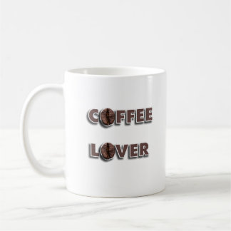 Caneca De Café Design Amante de Café com Feijão Real