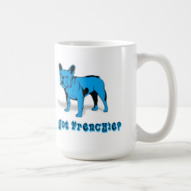 Caneca De Café Design artístico da raça do cão do buldogue (Direita)