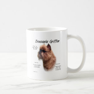 Caneca De Café Design (áspero) da história de Bruxelas Griffon