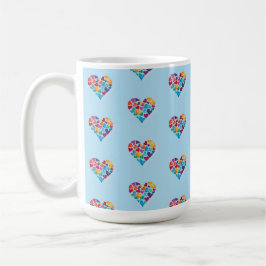 Caneca De Café Design, Azul, Aproveite!, Personalizado