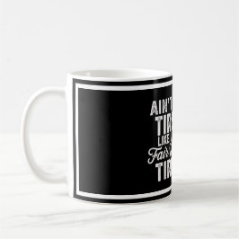 Caneca De Café Design Cansado Mas Feliz