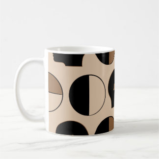 Caneca De Café Design Celestial de Padrão Sem Costura com Energ H