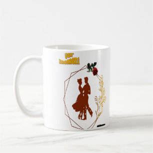 Caneca De Café design clássico dançante de casal