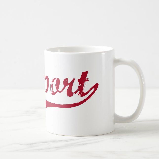 Caneca De Café Design clássico de Keyport New-jersey (Direita)