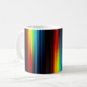 Caneca De Café Design Colorido Abstrato Original