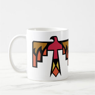 Caneca De Café design colorido do Thunderbird