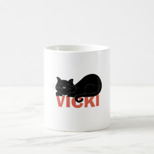 Caneca De Café Design conhecido com elemento do gato