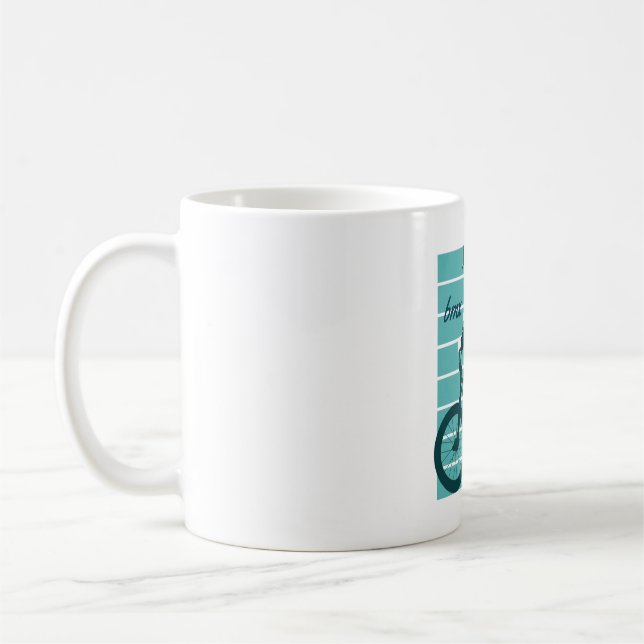Caneca De Café Design Cool Rider - BMX (Esquerda)