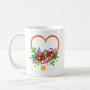 Caneca De Café Design Coração Gelado Frieza Emocional