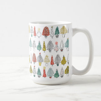 Caneca De Café Design da árvore de Natal 2016