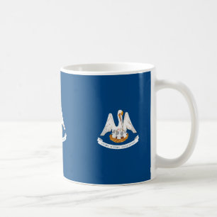 Caneca De Café Design da bandeira do estado de Louisiana