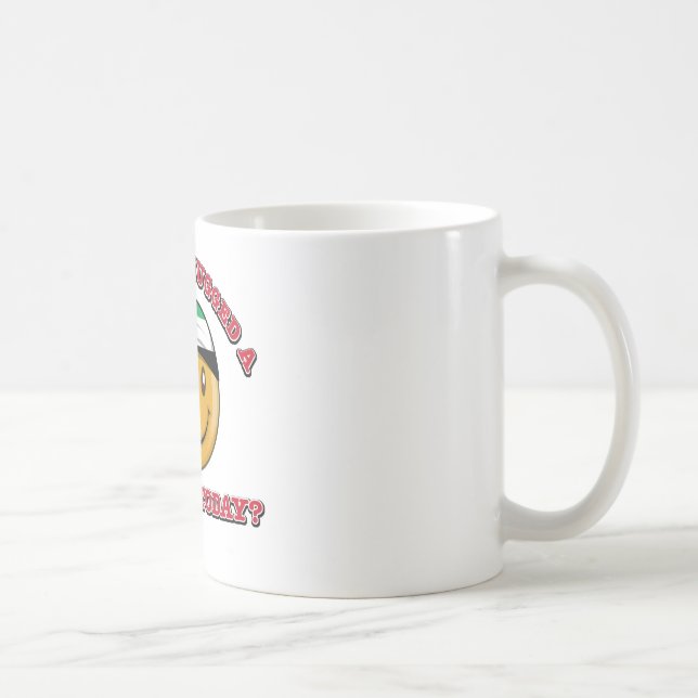 Caneca De Café Design da bandeira dos UAE (Direita)