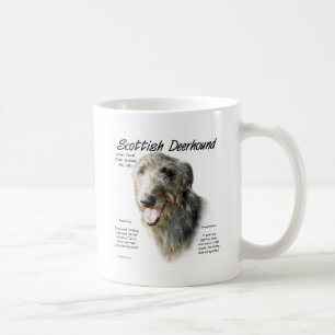 Caneca De Café Design da história de Deerhound do Scottish