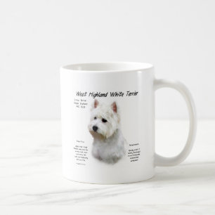 Caneca De Café Design da história de Terrier branco de montanhas