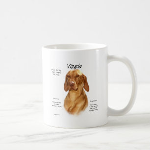 Caneca De Café Design da história de Vizsla