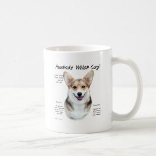 Caneca De Café Design da história do Corgi de Galês do Pembroke