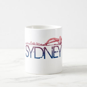 Caneca De Café Design da skyline de Sydney