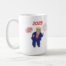 Caneca De Café Design Dancing Trump - 2025