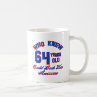 Caneca De Café Design das pessoas de 64 anos