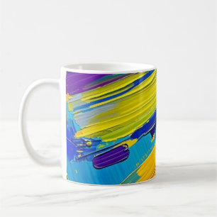 Caneca De Café Design de abstrato de arte expressa poster