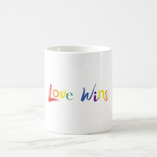 Caneca De Café Design de Amor Colorido, alegre e criativo ganha