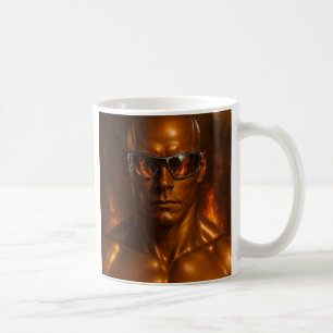 Caneca De Café Design de andróide futurista